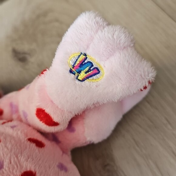 Webkinz Pink Love Frog HM144 Plush - Picture 3 of 6